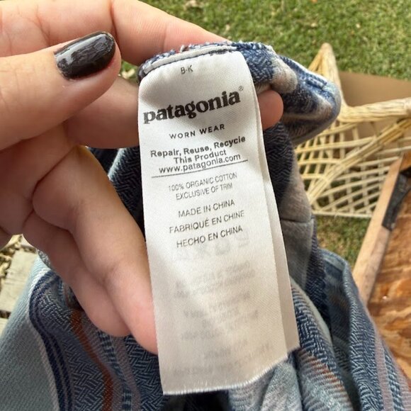 Patagonia Blue Flannel (Size XL) - Picture 5 of 5